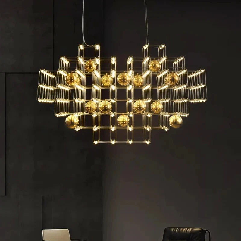 Afralia™ Dining Room Chandelier Pendant Light - Indoor Ceiling Lamp for Living Room