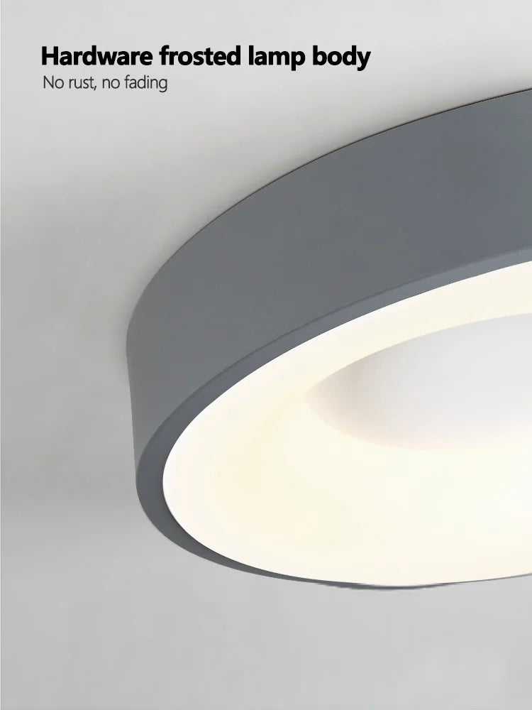 Afralia™ Modern Round Bedroom Lamp, Nordic Minimalist Ceiling Light for Dining Room 2023