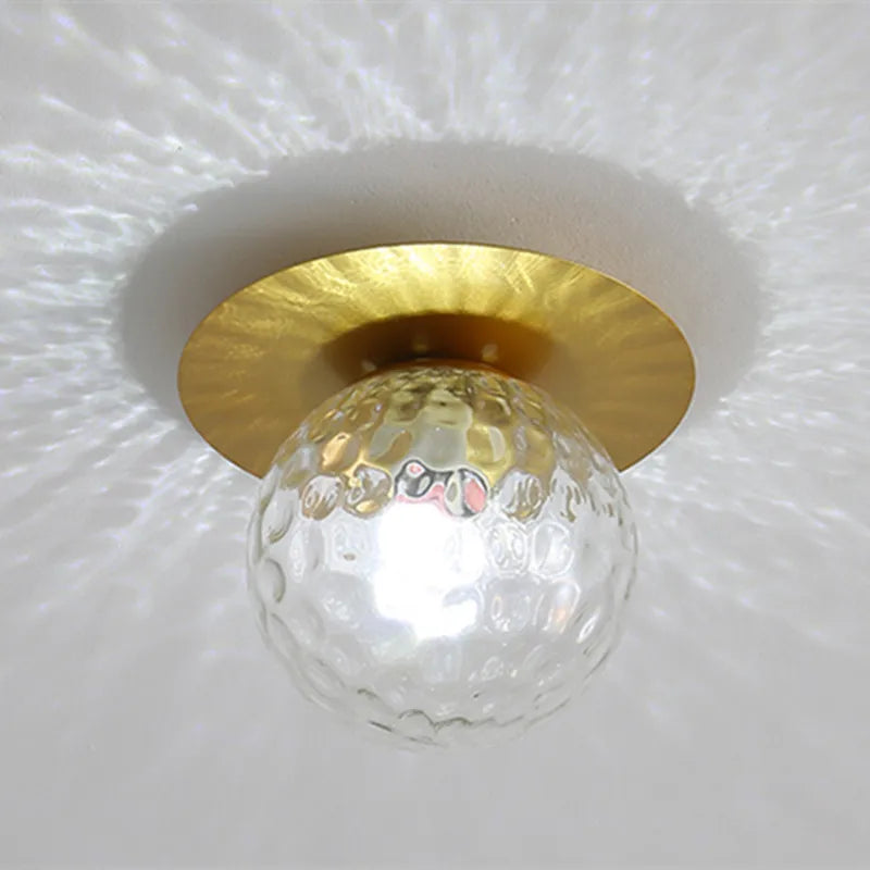 Afralia™ Crystal LED Ceiling Light Modern Gold Living Room Indoor Lighting Fixture