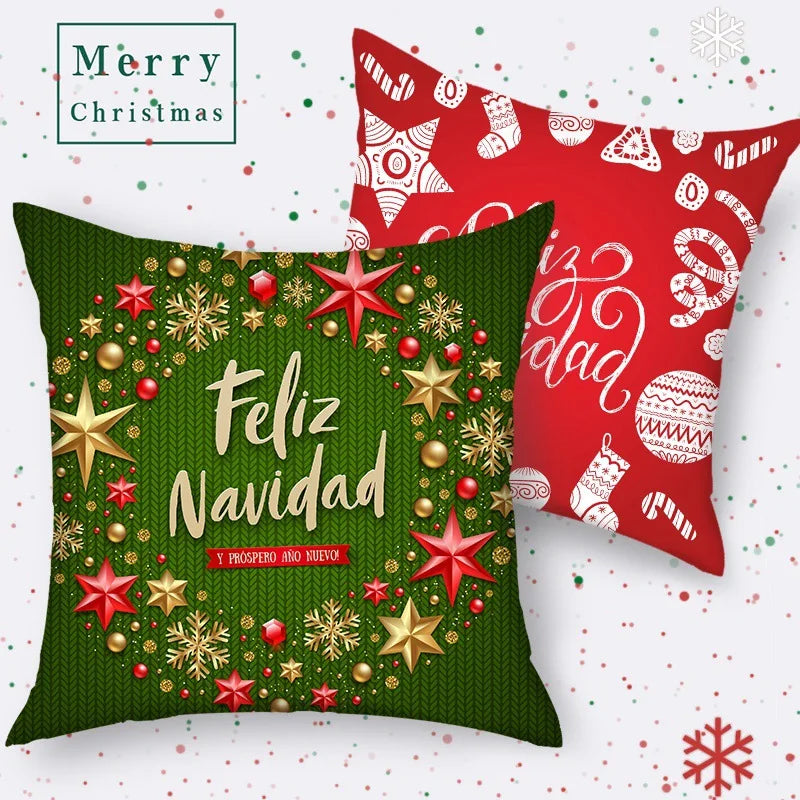 Afralia™ Christmas Nordic Sofa Pillowcase Living Room Office Decorations