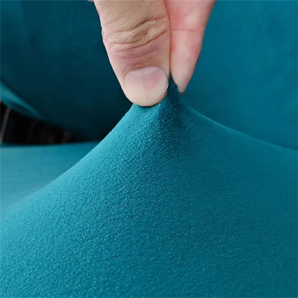 Afralia™ Velvet High Back Chair Cover: Stylish, Elastic, and Comfortable Seat Case