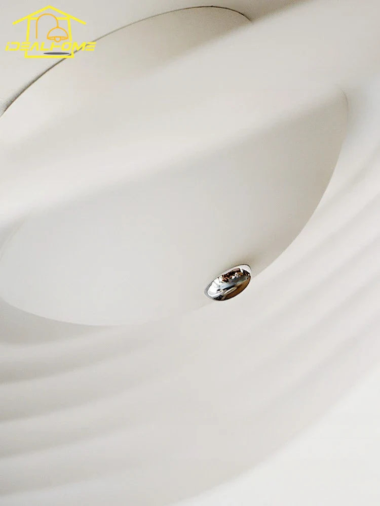 Afralia™ Lotus Leaf Ceiling Light: LED Modern Retro Resin Fixture for Home Decor & Living Space