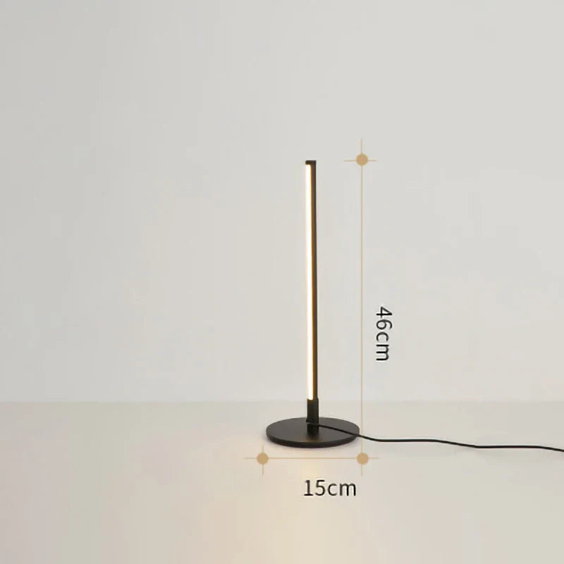 Afralia™ Minimalist LED Bedside Desk Lamp Modern Night Light Simple Bedroom Lighting