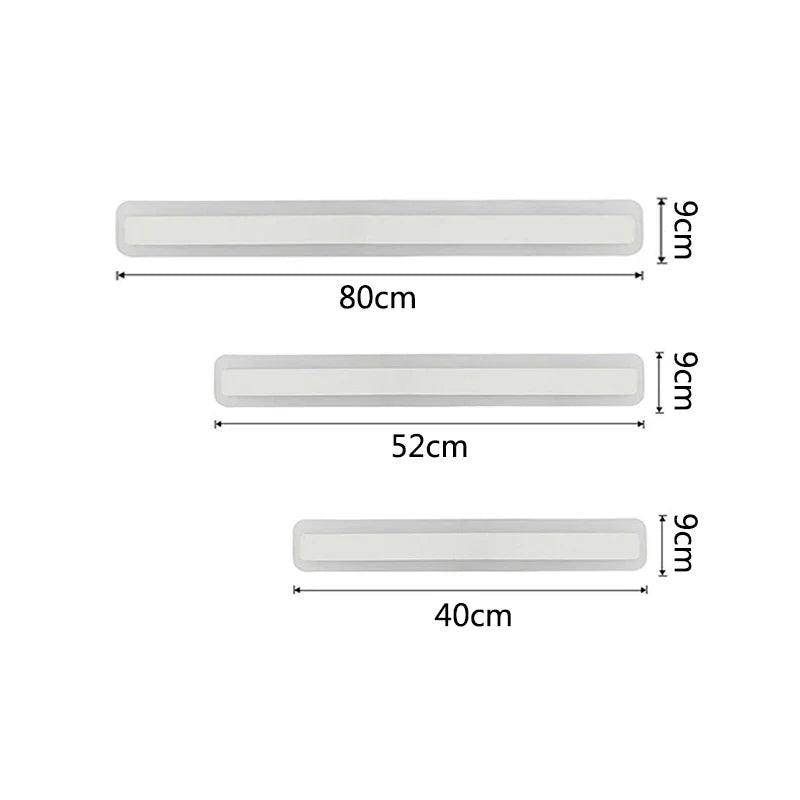 Afralia™ LED Bathroom Mirror Lights 40/52/80cm Modern Acrylic Wall Lamps for Aisle Corridor Decor