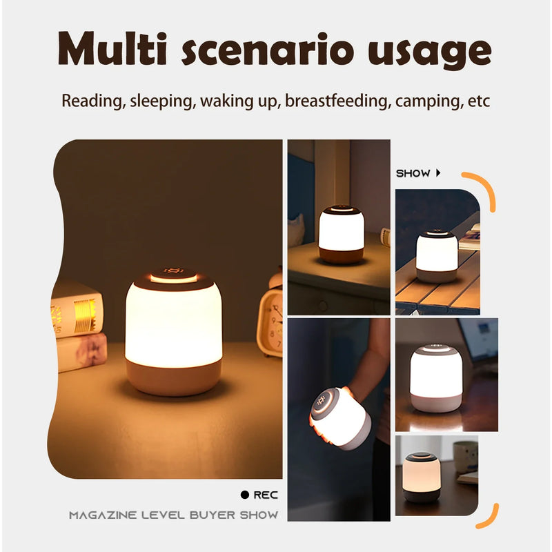 Afralia™ Touch Night Light: Portable Dimmable Lamp for Bedroom, Living Room & Baby Sleep