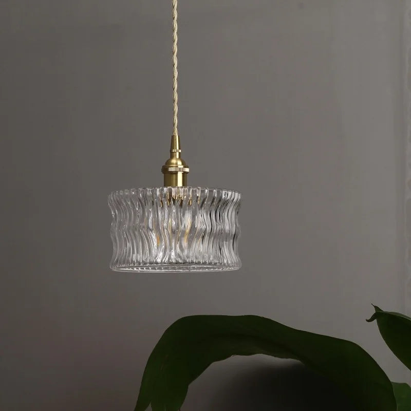 Afralia™ Glass LED Pendant Lights Bedroom Kitchen Living Room Bar Cafe Minimalist Hanging Lamp