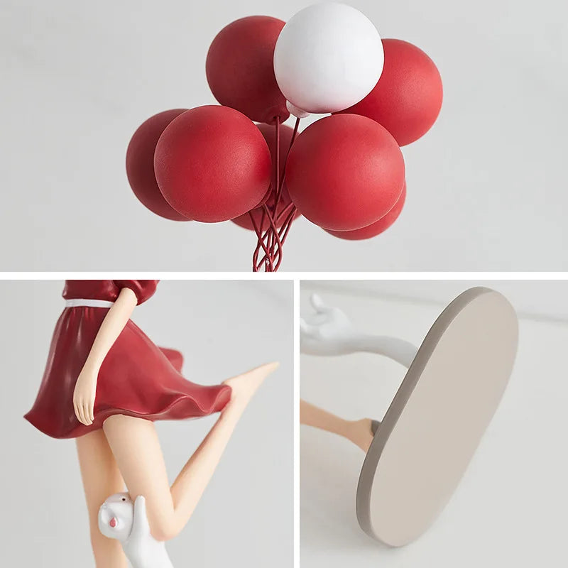 Afralia™ Balloon Girls Resin Home Decor Ornaments