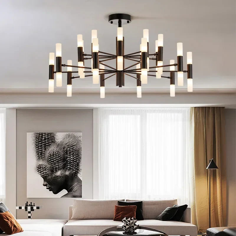 Afralia™ Modern LED Art Pendant Lamp for Kitchen Living Room Loft Bedroom Lighting