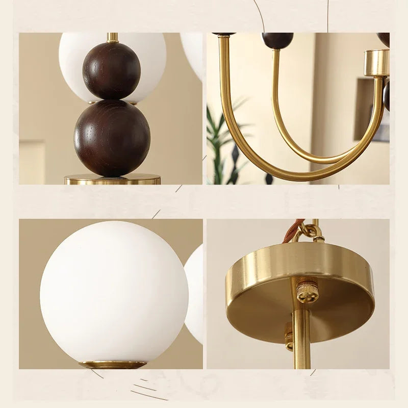 Afralia™ Vintage Chandelier Wind Lamp for Living Room, Study - French Medieval Style