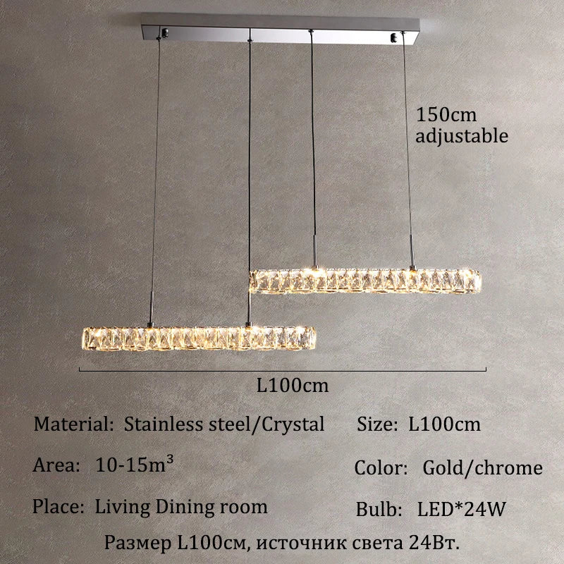 Afralia™ LED Crystal Chandeliers: Modern Luxury Lighting for Dining Room, Bar, and Home décor.