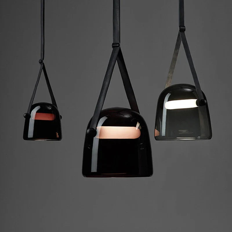 Afralia™ Modern Glass Pendant Lights LED Hanging Lamps for Living Room Decoration