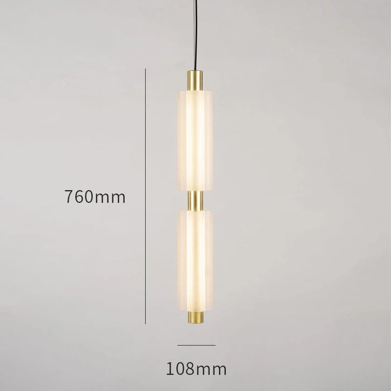 Afralia™ Acrylic Minimalist Pendant Lights | Contemporary LED Bedside Lamp for Restaurant and Industrial Decor