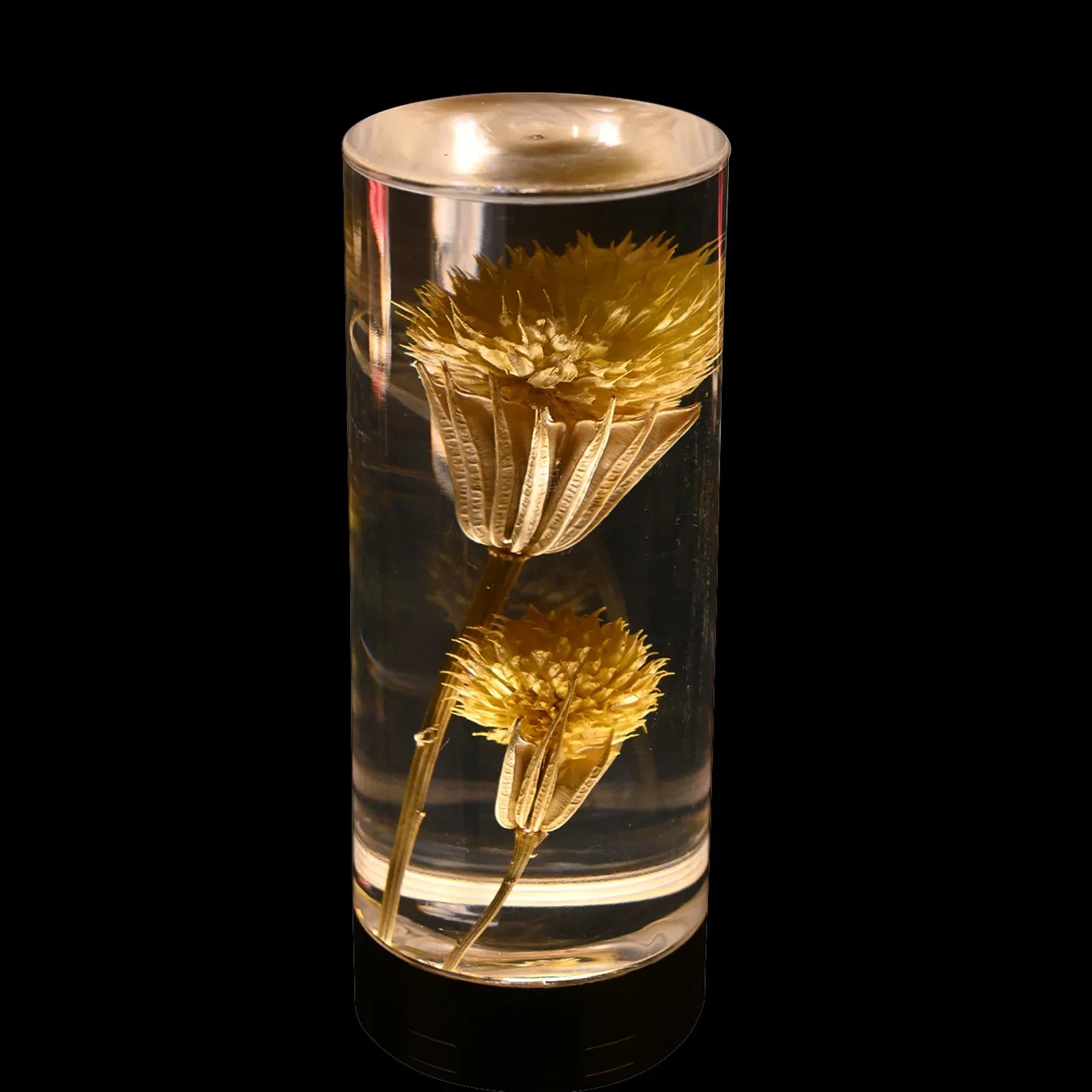 Afralia™ Eternal Flower Acrylic Desk Lamp LED Nightlight Bedroom Bedlight Decoration