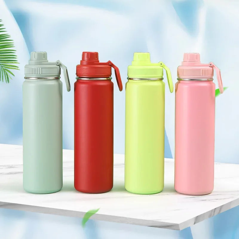 Afralia™ 750ml Stainless Steel Insulated Sports Water Bottle Vacuum Thermos