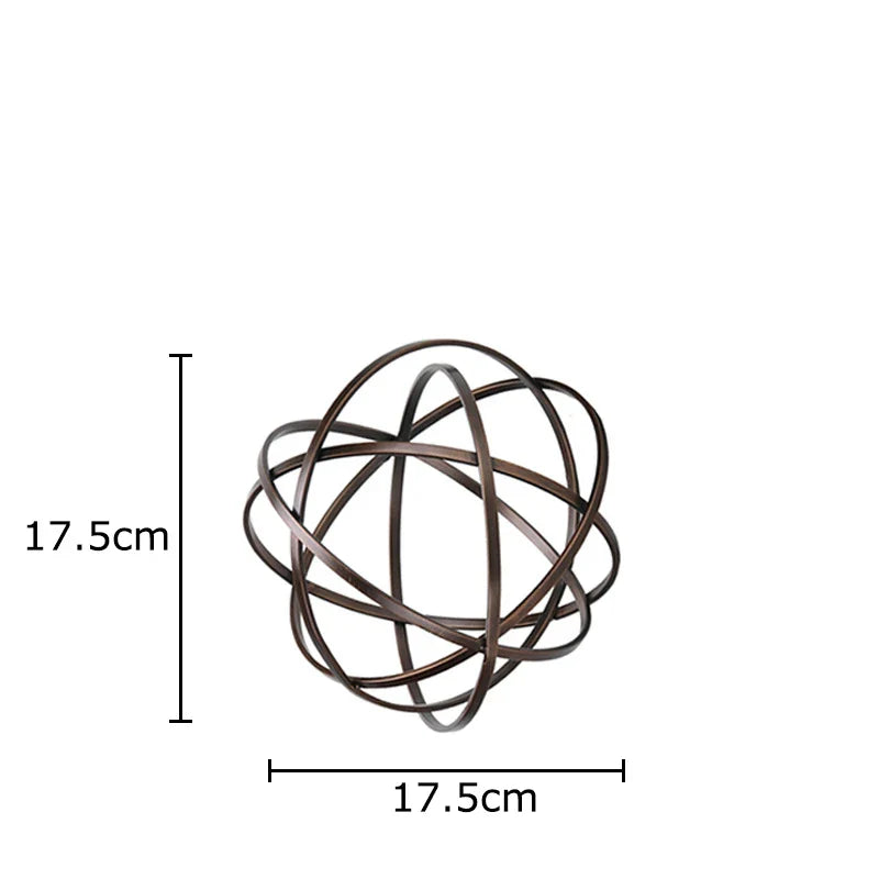 Afralia™ Geometry Sculpture Marble Base Desk Decoration Aesthetics Decor Home Room
