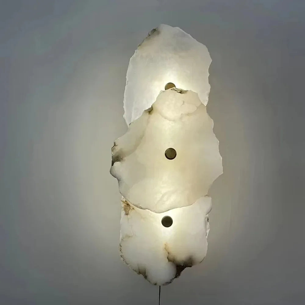 Afralia™ Marble Wall Sconce: Luxury LED Lighting for Bedroom, Living, Dining Room