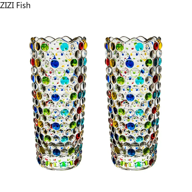 Afralia™ Glass Vase Hydroponics Flower Pots Desk Decoration Floral Vases