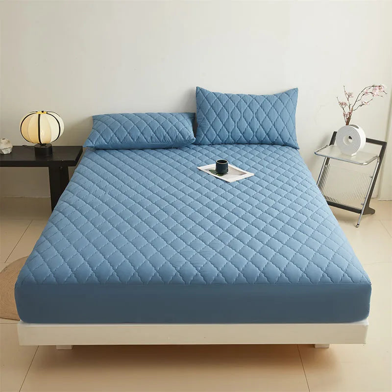 Afralia™ Waterproof Quilted Mattress Cover with Elastic Band