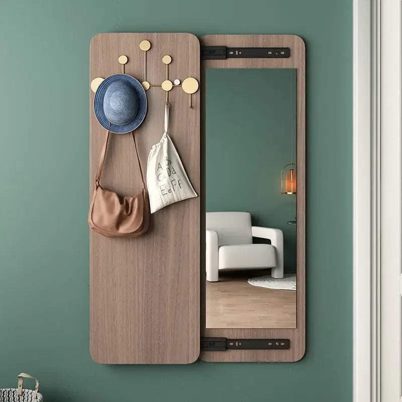 Afralia™ Sliding Full-Length Dressing Mirror - Wall-mounted Multifunctional Entrance Mirror