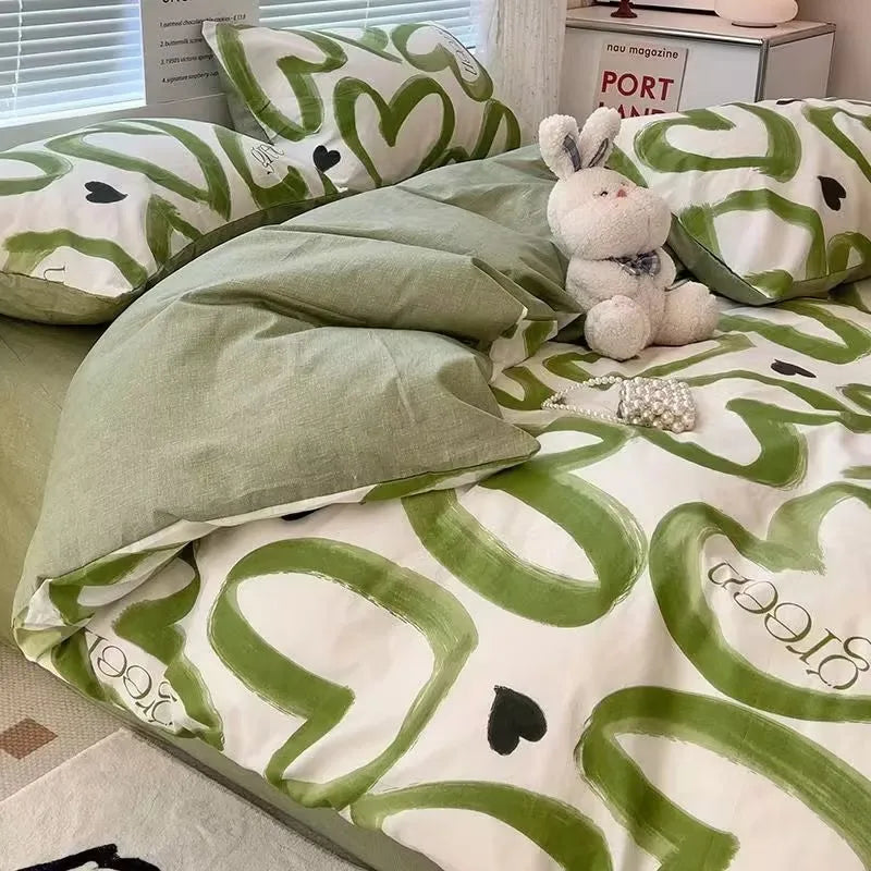 Afralia™ Tie Dye Print Quilt Cover: Super Soft Summer Comforter for Naked Sleeping