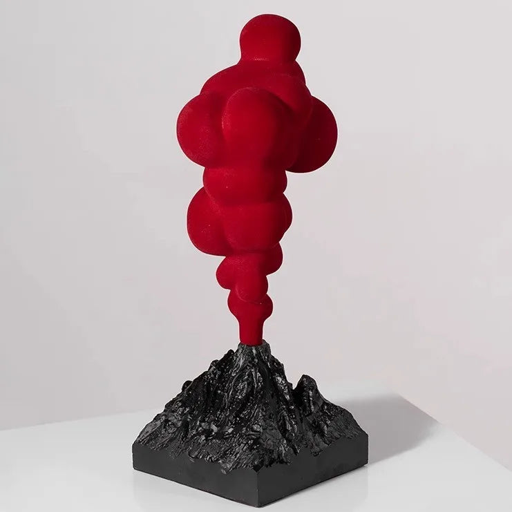 Afralia™ Volcanic Eruption Resin Ornaments for Home Decor - Creative Abstract Desktop Decorations