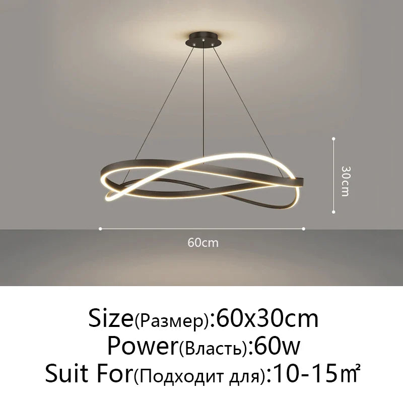 Afralia™ Light Luxury Pendant Ceiling Lamp for Living Room Bedroom Decor