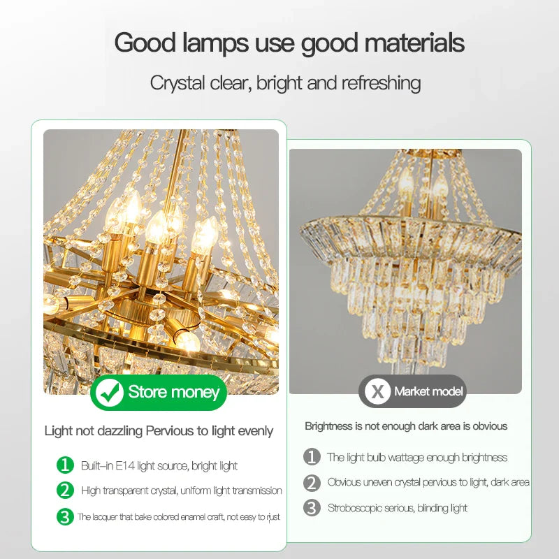 Afralia™ Crystal Duplex Chandelier: Modern & Elegant for Hotels, Villas, & Living Spaces