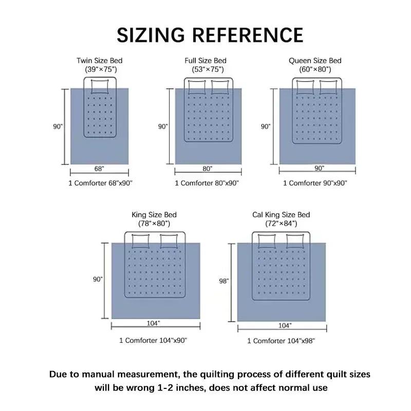 Afralia™ King Size Seersucker Quilt: Soft, Breathable, All-Season Comforter