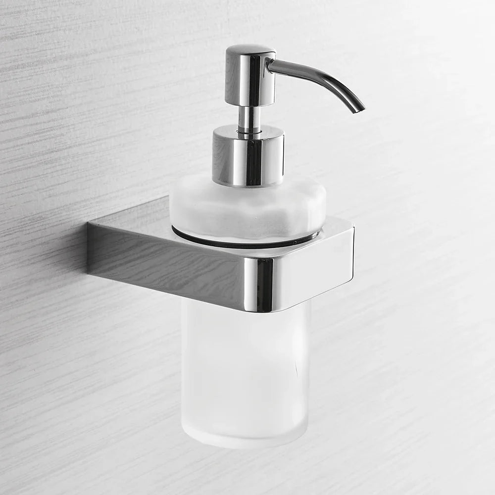 Afralia™ Metal Bathroom Set: Towel Ring, Toilet Paper Holder, Cup Holder, Robe Hook