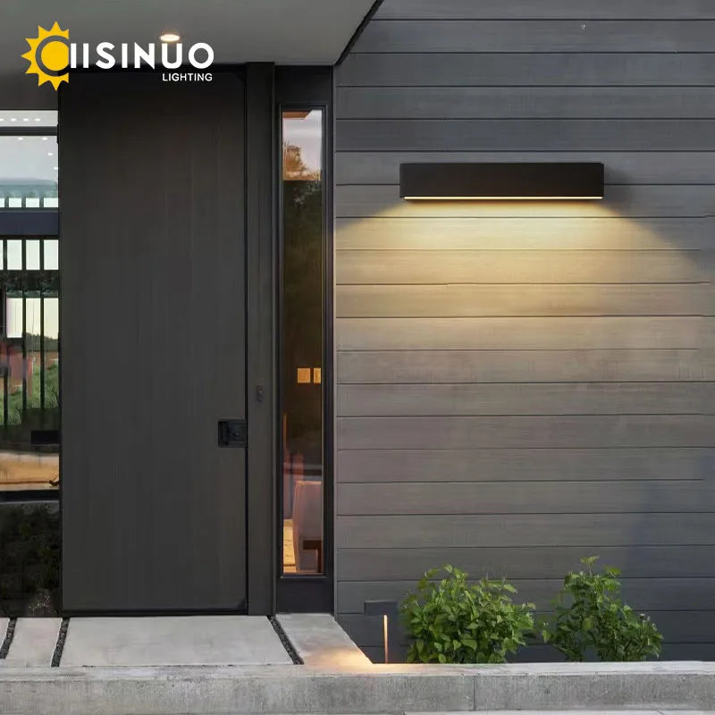 Afralia™ Aluminum Outdoor Wall Sconces - Waterproof Exterior Light for House, Patio, Garage