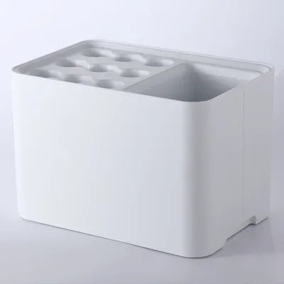 Afralia™ Umbrella Stand Storage Shelf Office Home Nordic Drain Bucket Grey