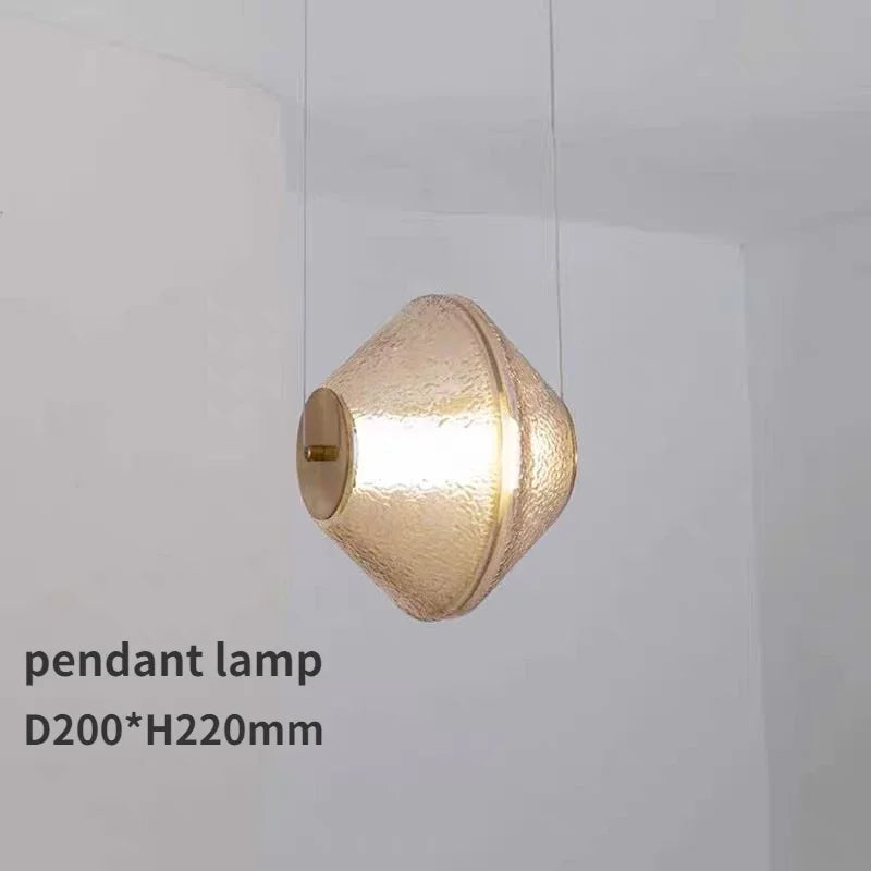 Afralia™ Nordic Glass Floor Lamp for Living Room, Study, Bedroom - LED Table Lamp