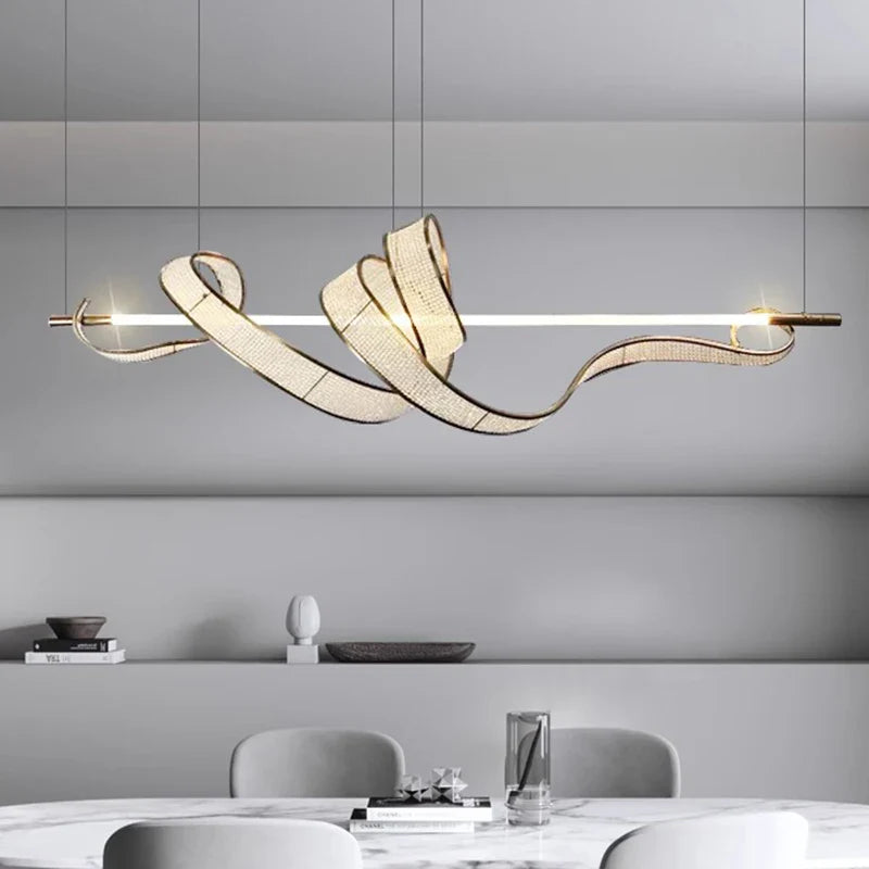 Afralia™ Modern Indoor Pendant Light Chandelier for Dining Room