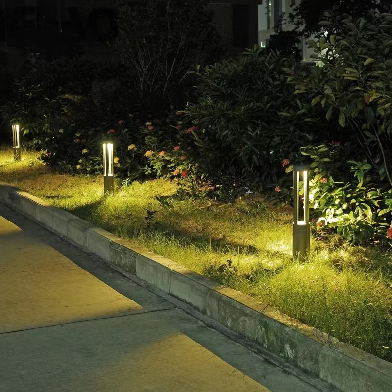 Afralia™ Aluminum LED Garden Light Waterproof Landscape Lamp for Outdoor Courtyard and Lawn