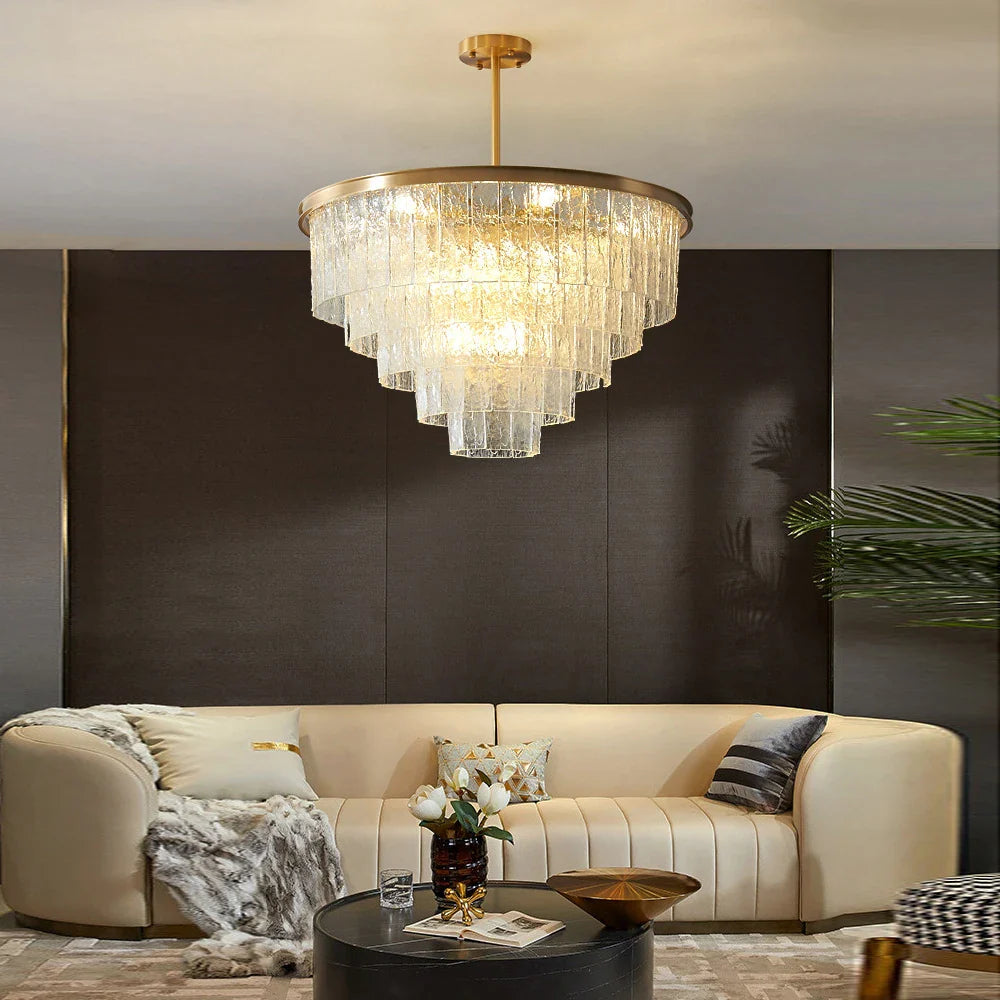Afralia™ Glass LED Pendant Light for Modern Home Decor & Dining Table