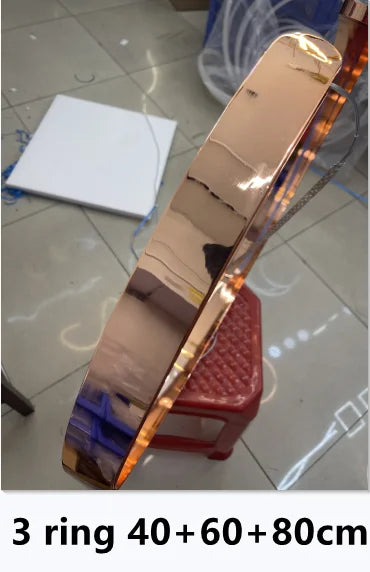 Afralia™ Nordic Ring LED Pendant Chandelier for Home Living Dining Kitchen Lighting