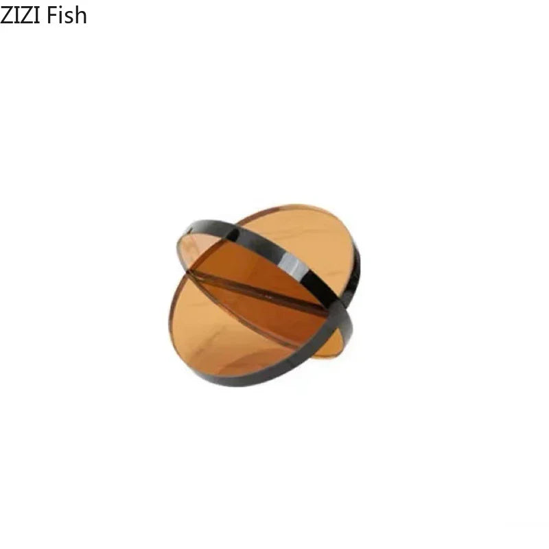 Afralia™ Geometric Cross Ornaments - Modern Desk Decoration, Abstract Artwork & Aesthetic Decor