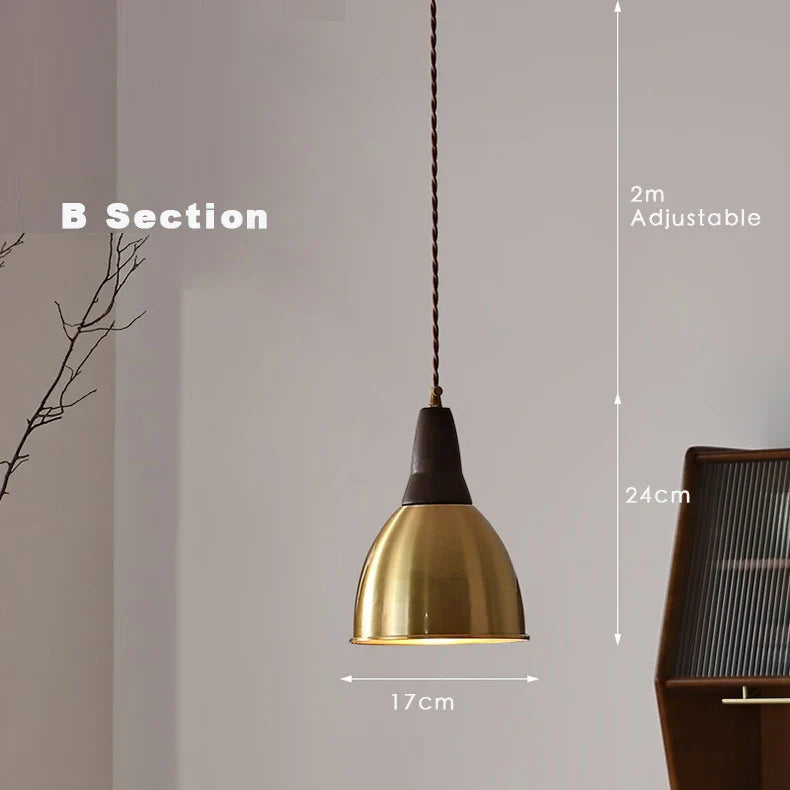 Afralia™ Modern Gold Chandelier | Nordic Retro LED Pendant Light