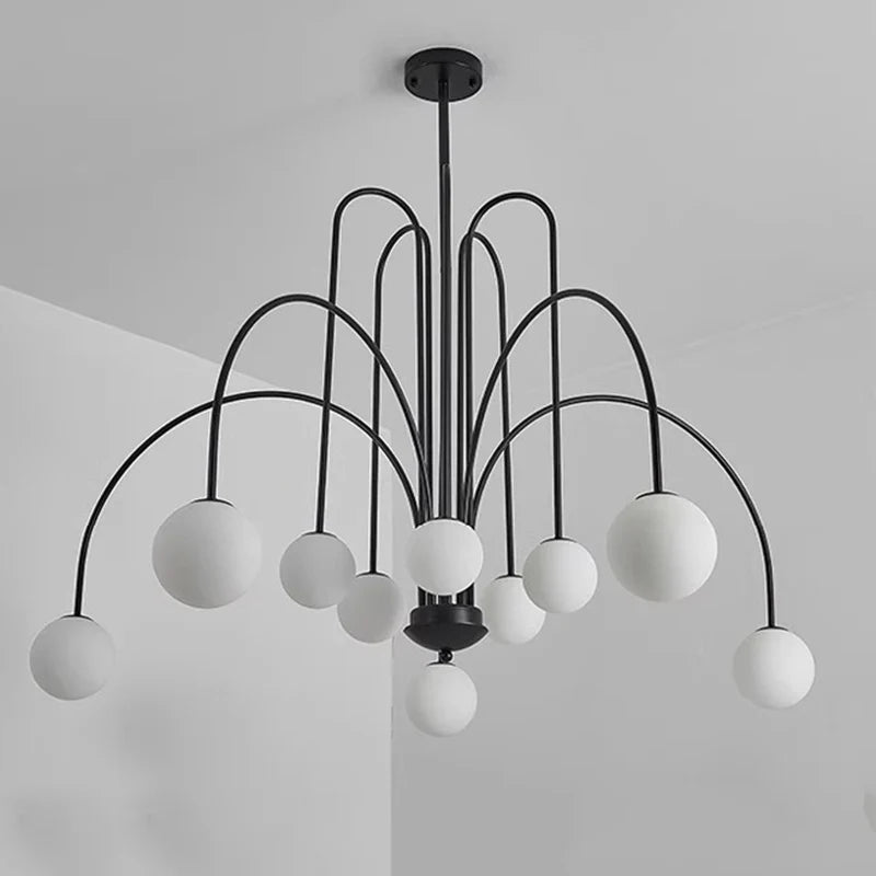 Afralia™ Modern LED Pendant Chandeliers for Living Room and Dining Room