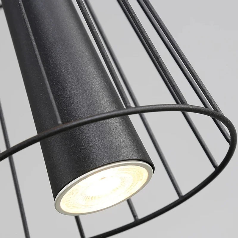 Afralia™ Nordic Mesh Spotlight Chandelier for Hotel Dining Room Decor