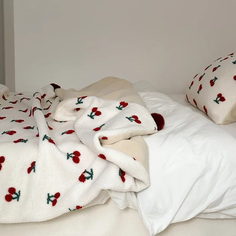 Afralia™ Cozy Sheep Rollie Loop Fleece Blanket for Winter - Premium Warmth and Comfort