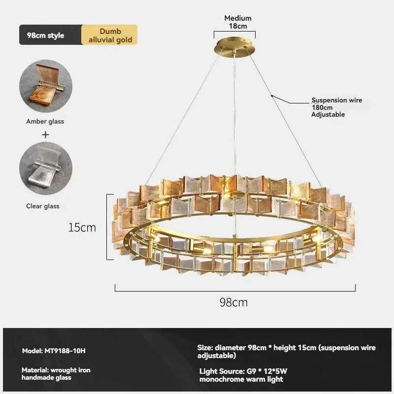 Afralia™ Glass Ceiling Chandelier: Elegant Italian Design for Home, Hotel, Study & Bedroom Decor