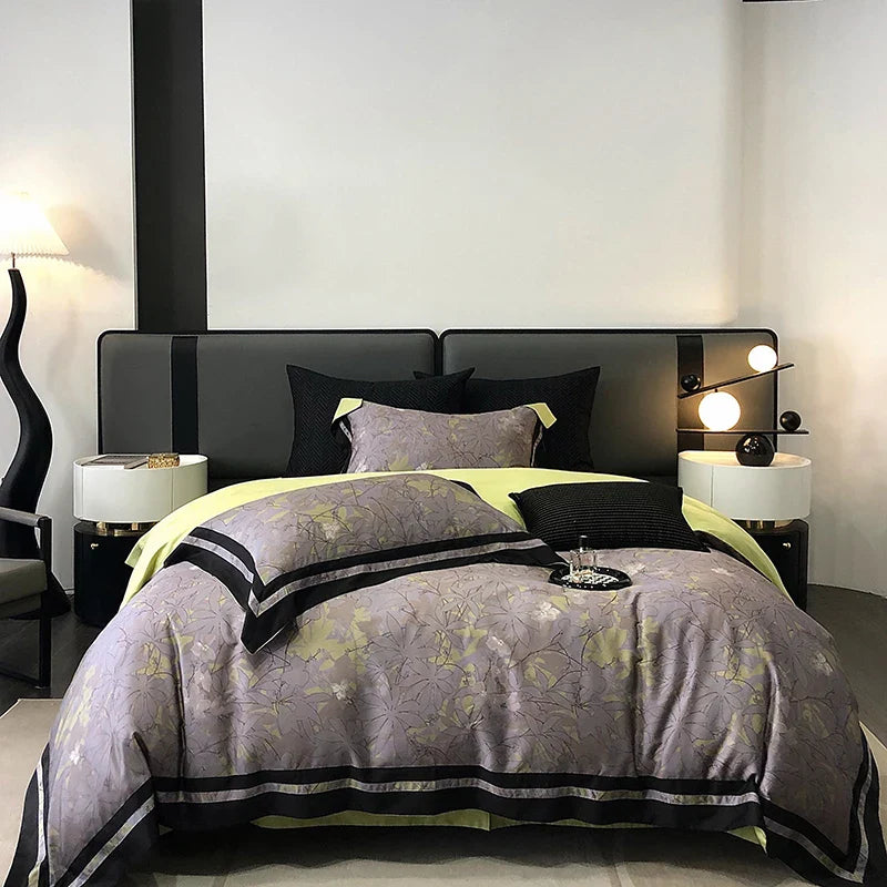 Afralia™ Vintage Flowers Bedding Set