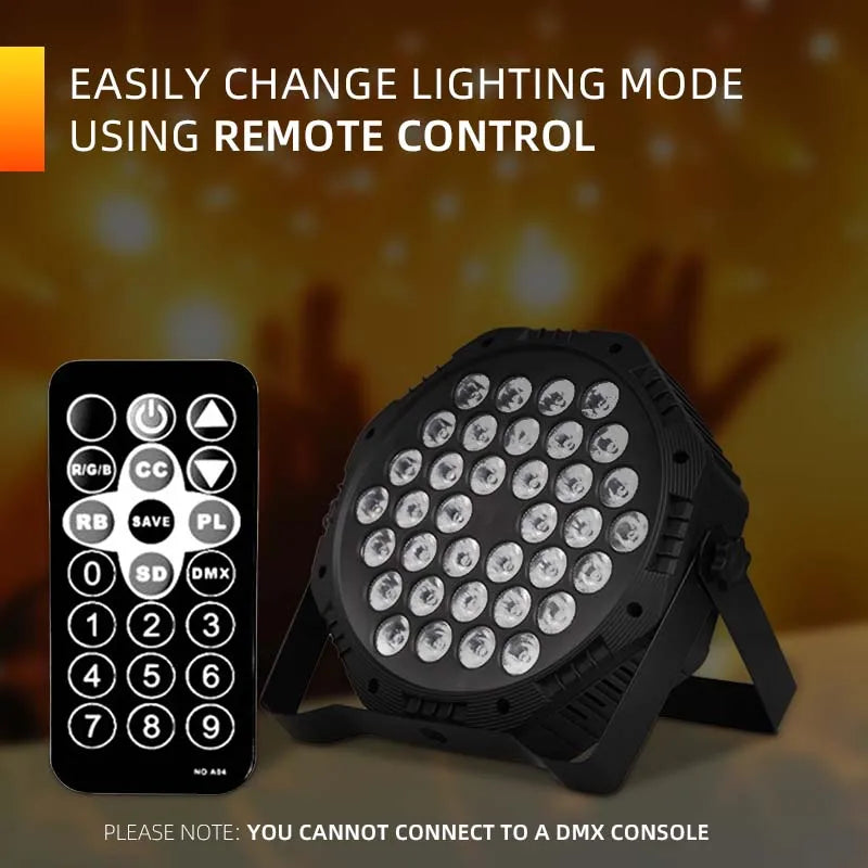 Afralia™ RGB Strobe Light for Stage DJ Party Festival Disco Lighting