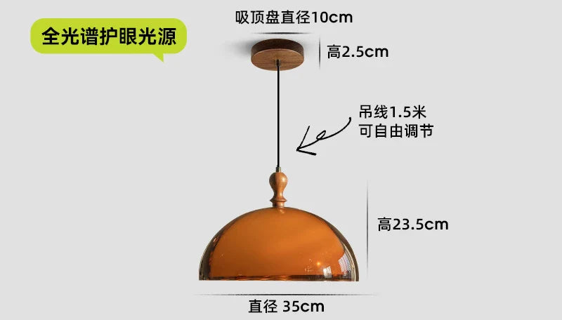 Afralia™ Retro Japanese Pendant Light for Dining Table - Nanyang Island Platform