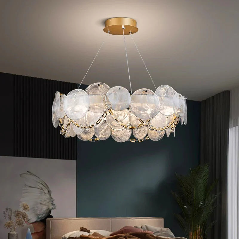 Afralia™ Nordic LED Pendant Chandelier for Cozy Bedroom Decor