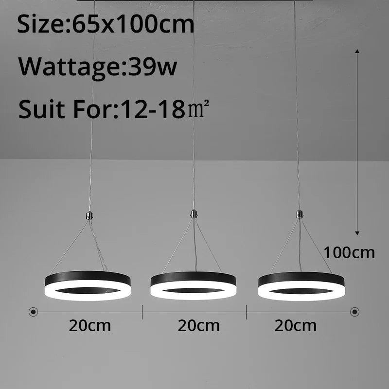 Afralia™ Nordic Dining Chandelier: Creative Modern Living Room Lamps.