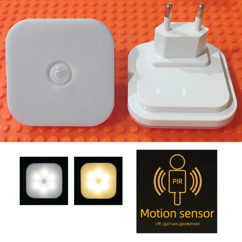 Afralia™ Motion Sensor Night Light for Bedroom, Closet, Kitchen - Wireless LED Bedside Lamp