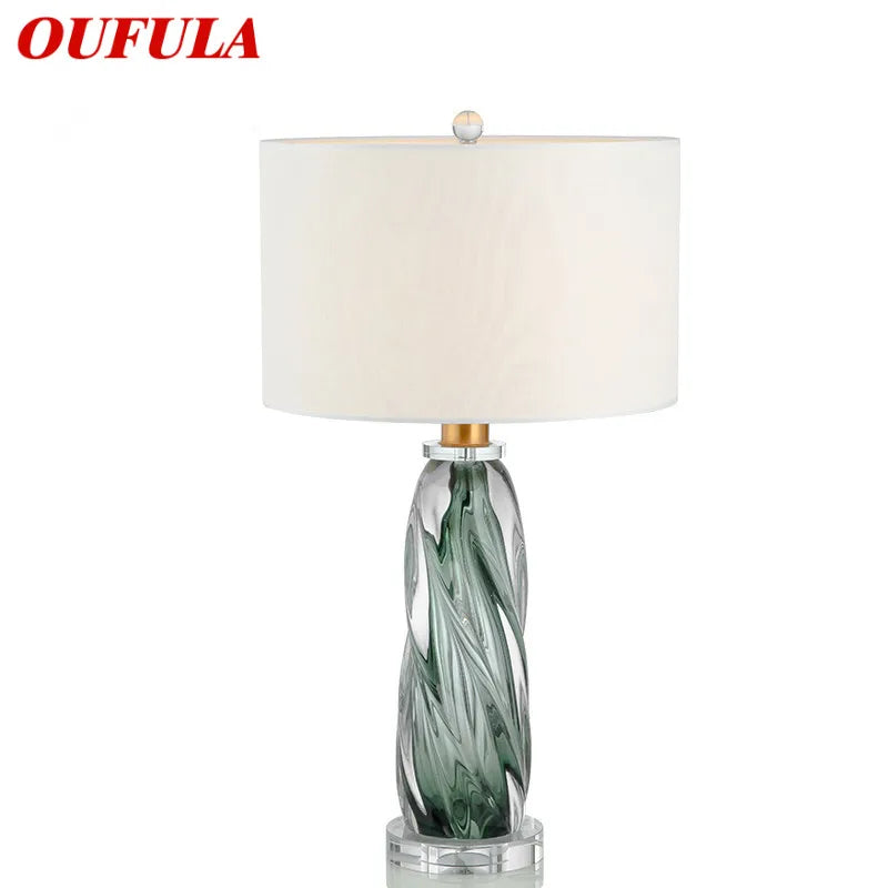 Afralia™ Glaze Table Lamp: Modern Art LED Desk Light for Home and Hotel