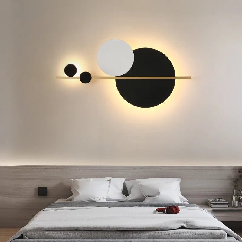 Afralia™ Nordic LED Wall Lamp: Minimalist Modern Light for Living Room, Bedroom, Staircase